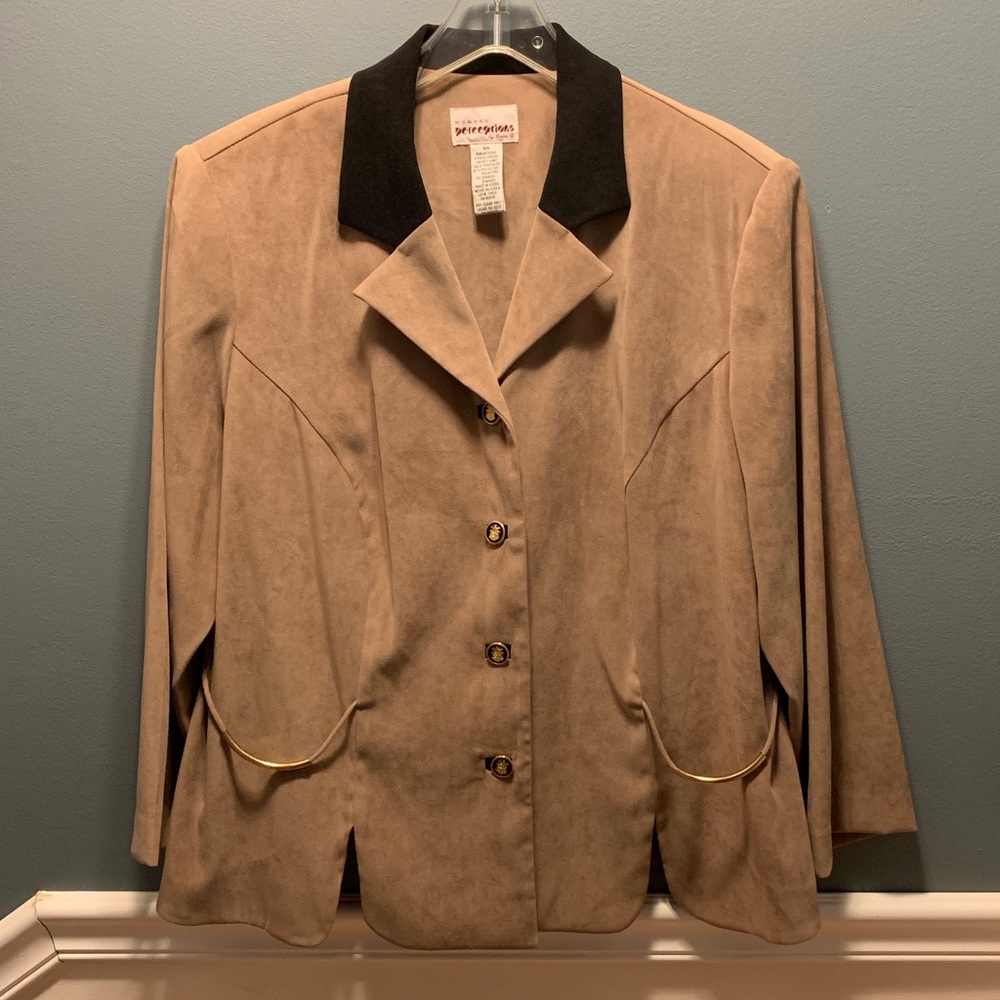 Women’s suede blazer